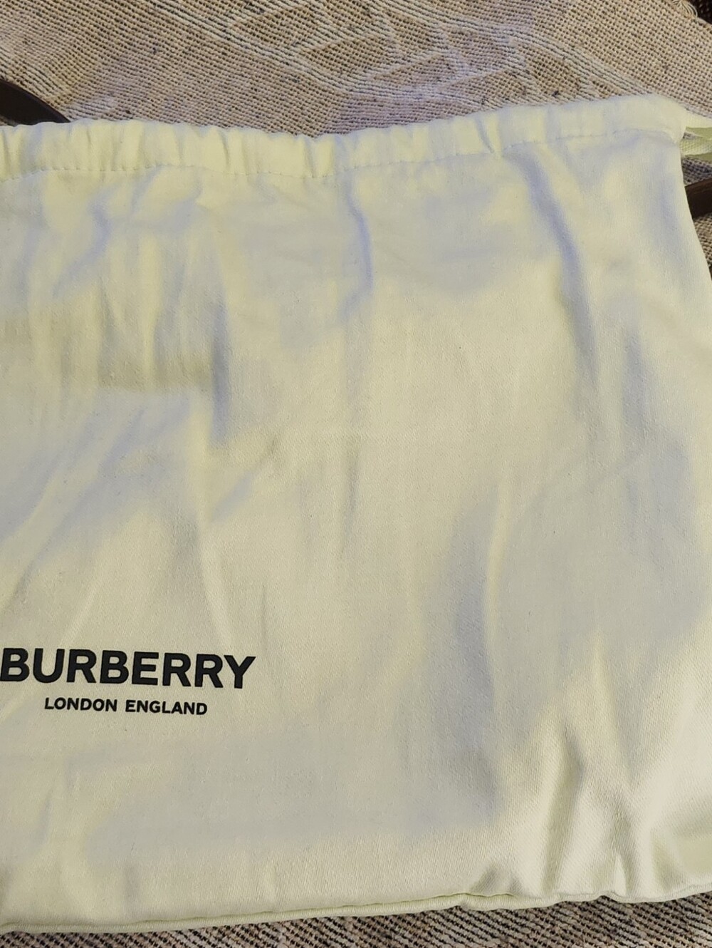 Burberry Brown and Red Check Crossbody Bag - Picture 6 of 8